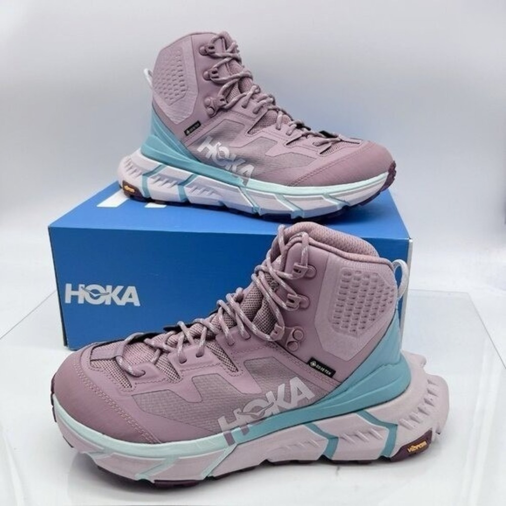 HOKA ONE ONE TenNine Hike GTX Hiking Boot Elderberry/Coastal Shade Womens US 7.5